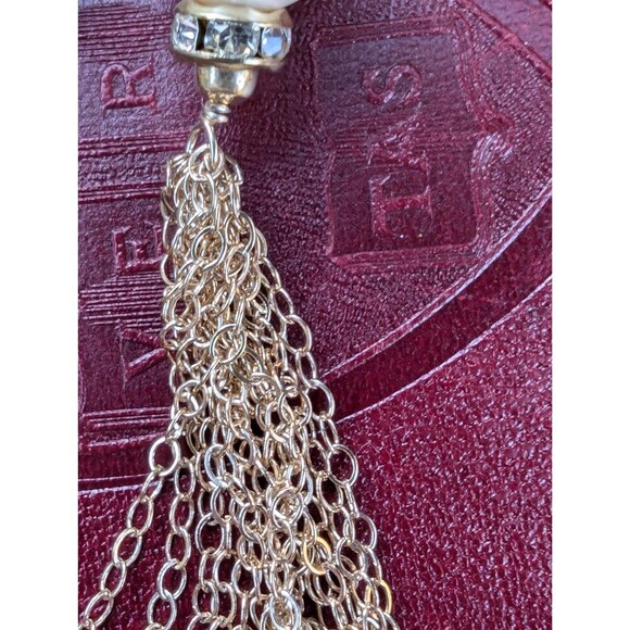 Vintage Gold Vermeil Pearl Earrings, Romantic Gift - Picture 5 of 10